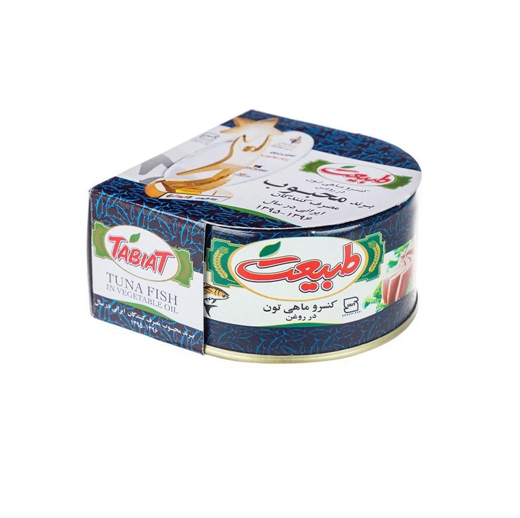 کنسرو تن ماهی طبیعت ۱۸۰ گرم