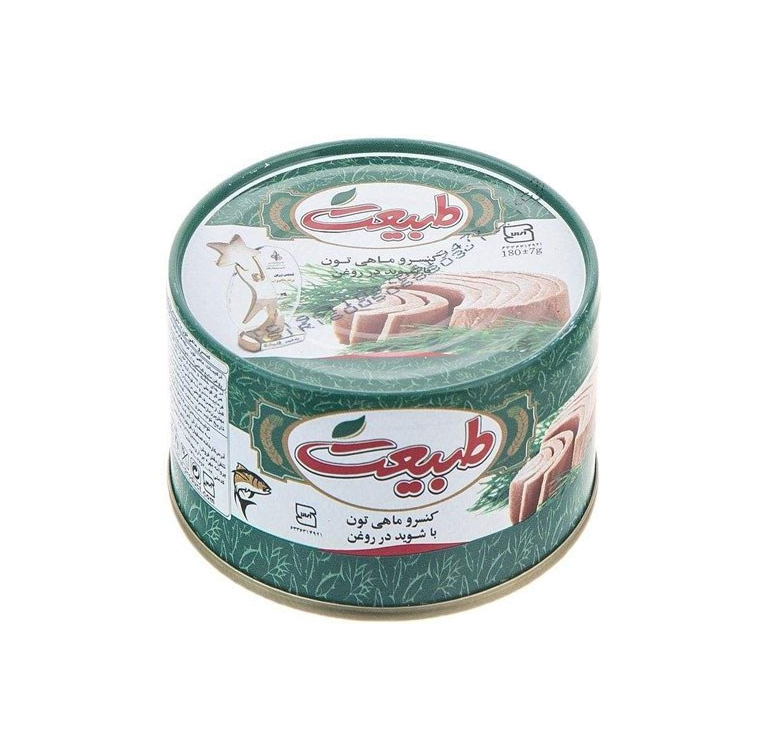 تن ماهی با شوید در روغن طبیعت(180gr)