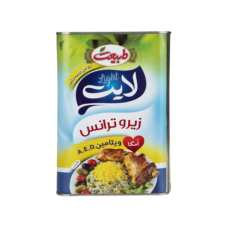 روغن نیمه جامد لایت زیروترانس طبیعت(5kg)